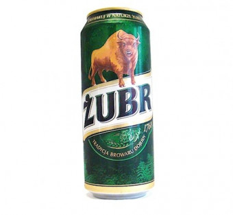 Zubr Bier hell 0,5 L Dose