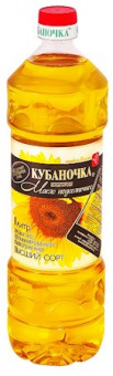 Kubanochka Sonnenblumenöl, n/r 1l Кубаночка Масло подсолнечное, нерафинированное 1л-Copy