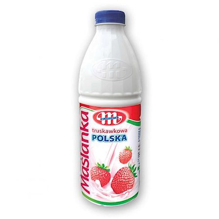 Mlekovita Masljanka erdbeeregeschmack 1l Млековита Mаслянка клубничная 1л