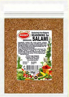 Bioset Gewürzmischung für Salami -Sudzuk 100g