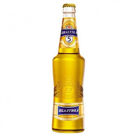 Baltika Bier 5 gold alc.5,3% 470 ml Балтика Пиво Nr.5 золотое 0,5л