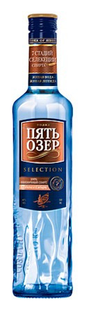 Wodka 5 Oser Selection - Водка Пять Озер Selection 0,5л 40 % 1/12