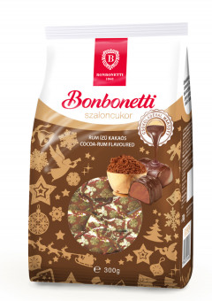 Kakao Weihnachtspraline mit Rumgeschmack - Rum izü kakaós szaloncukor Bonbonetti