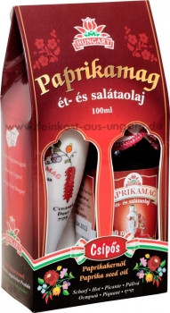 Paprika-Öl 1x 100ml SCHARF + 1 x Keramikgefäss Chili-Trade Original aus Ungarn