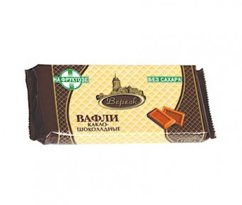 Veresk Waffeln Kakao-Schoko ohne Zucker 105g Вереск Вафли на фруктозе какао-шоколадные 105г
